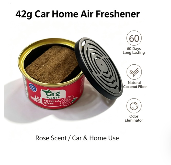 Home Fragrance Logo - 42g 차량용 방향제 고체 향수 캔스터