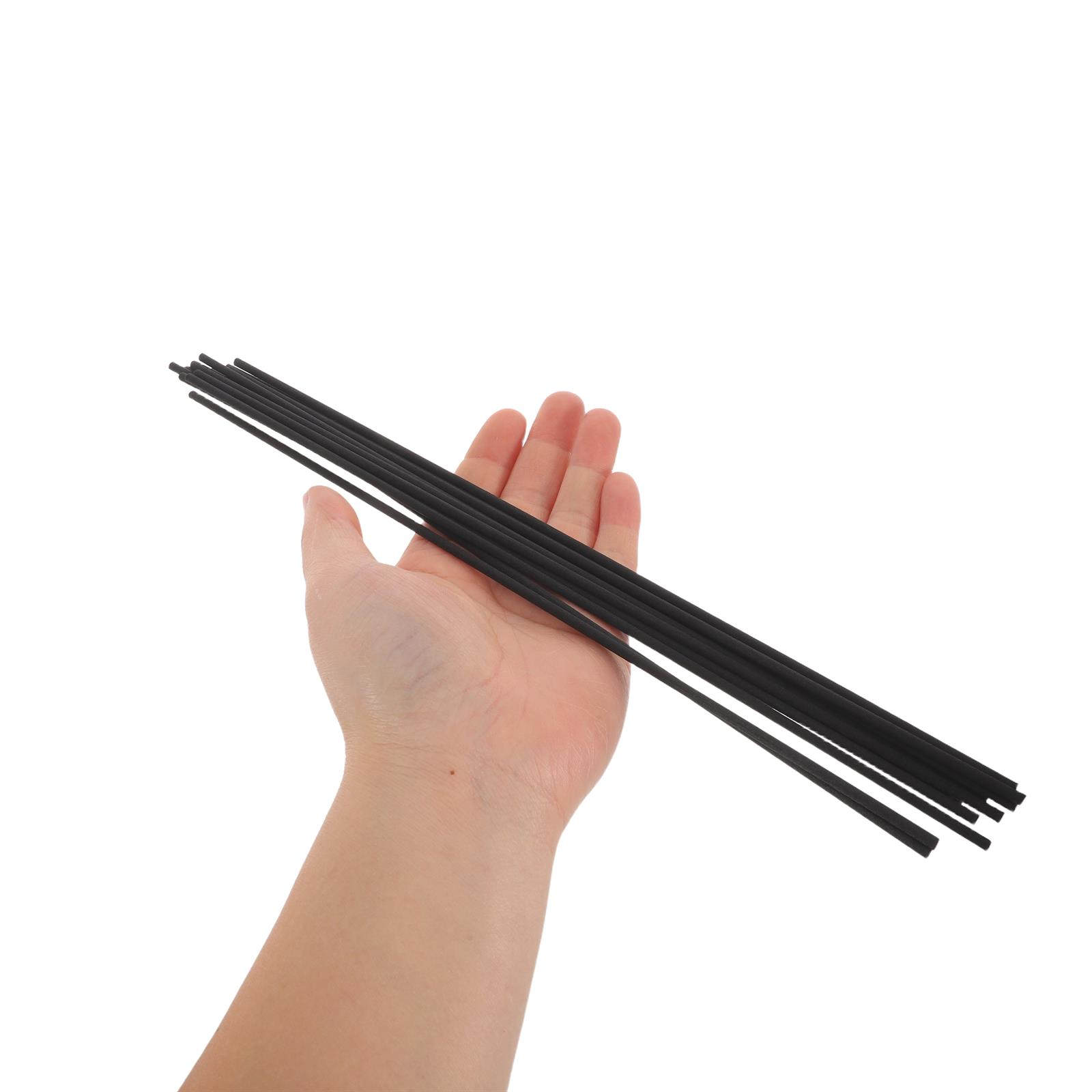 Home Fragrance Usa - 100개입, 두꺼운 검은색 섬유 디퓨저 스틱,