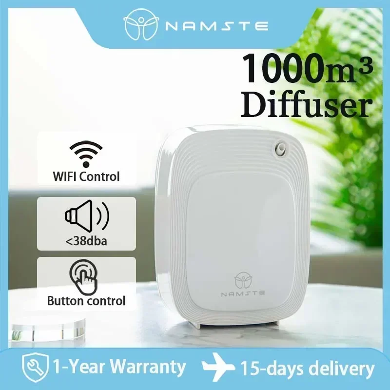 Home Fragrance Logo - Namste 1000m³ 아로마 디퓨저 머신 200ML