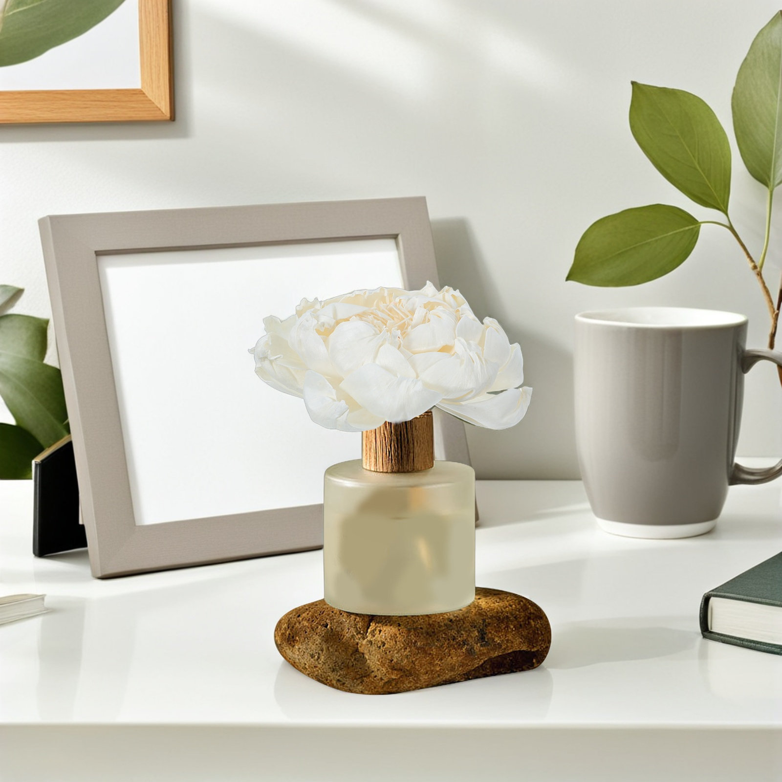 모란꽃 향 디퓨저 12cm 인조 모란꽃 향기로운 장식용 - Home Fragrance Usa 리뷰 및 가격