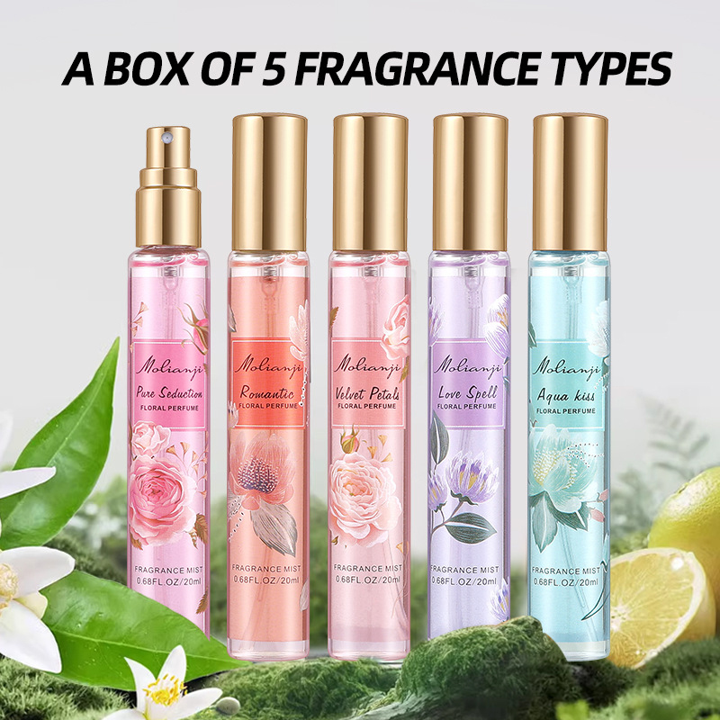 여성용 향수 선물 세트 5개 - 오래 지속되는 플로럴- - Home Fragrance Gift 리뷰 및 가격